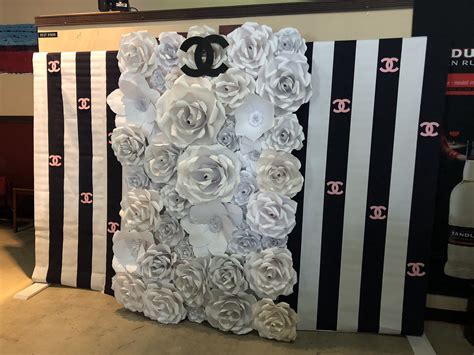 chanel coco backdrop